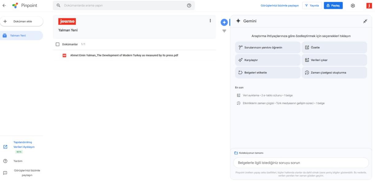 Pinpoint Uygulaması