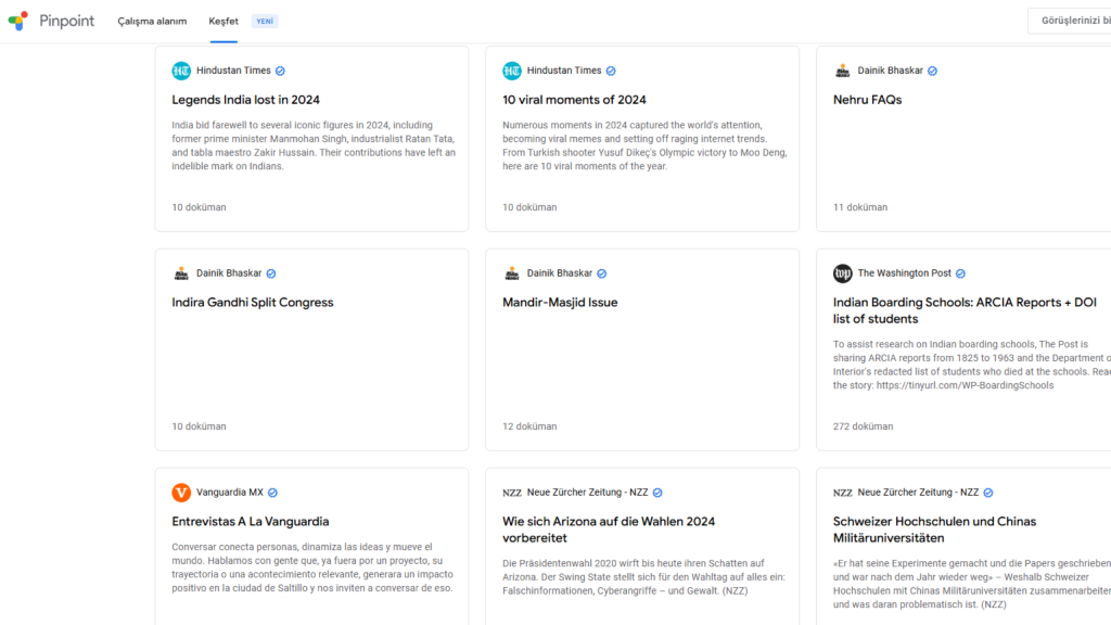 Pinpoint Özellikleri